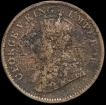1911-Calcutta-Mint-Bronze-One-Quarter-Anna-Coin-of-King-George-V.
