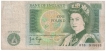 One Pound Note of Bank of England.