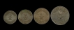 King Fahd bin Abdul Aziz Al-Saud Set of Four Copper-Nickel Coins of Saudi Arab