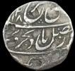 Farrukhsiyar,-Gwalior-Mint,-Silver-Rupee,-AH-1128/5-RY.