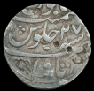 Mughal-Empire-Muhammad-Shah-Itawa-Mint-Silver-Rupee-AH-1157/27-RY.