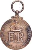 Queen Elizabeth II Coronation Silver Medal of 1953.