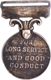 The-British-India-Long-Service-and-Good-Conduct-Medal-(1949-52),-King-George-VI, Clasp-India. 